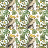FABRIC BY THE METRE ~ Pelican & The Pear White