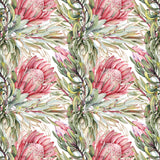 FABRIC BY THE METRE ~ Protea White