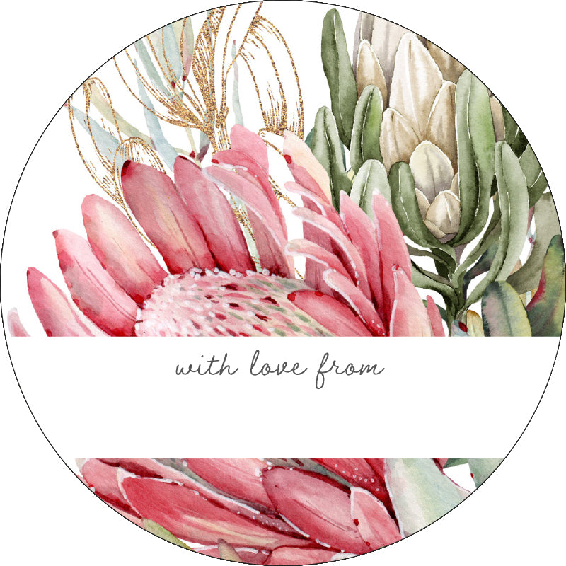 Protea Gold Gifting Stickers