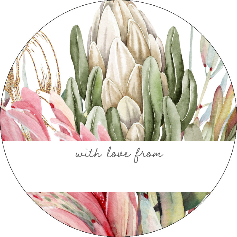 Protea Gold Gifting Stickers