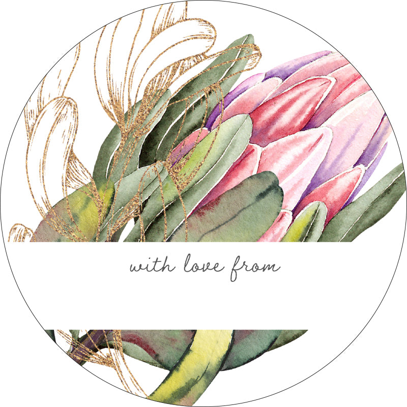 Protea Gold Gifting Stickers