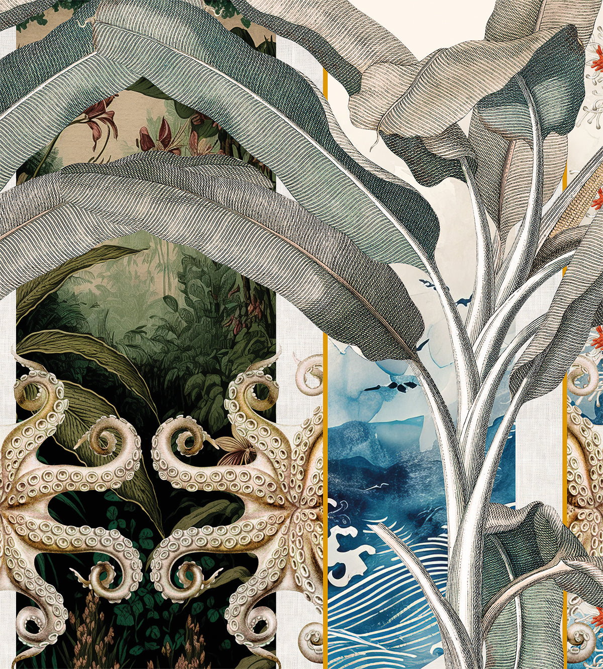 WRAPPING PAPER ~ Coastal [5 sheets]