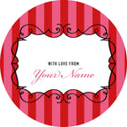 Candy Stripe Gifting Stickers