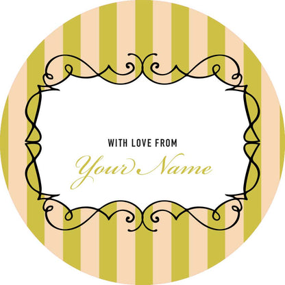 Candy Stripe Gifting Stickers