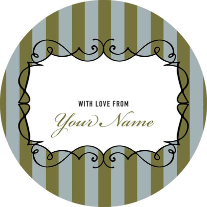 Candy Stripe Gifting Stickers