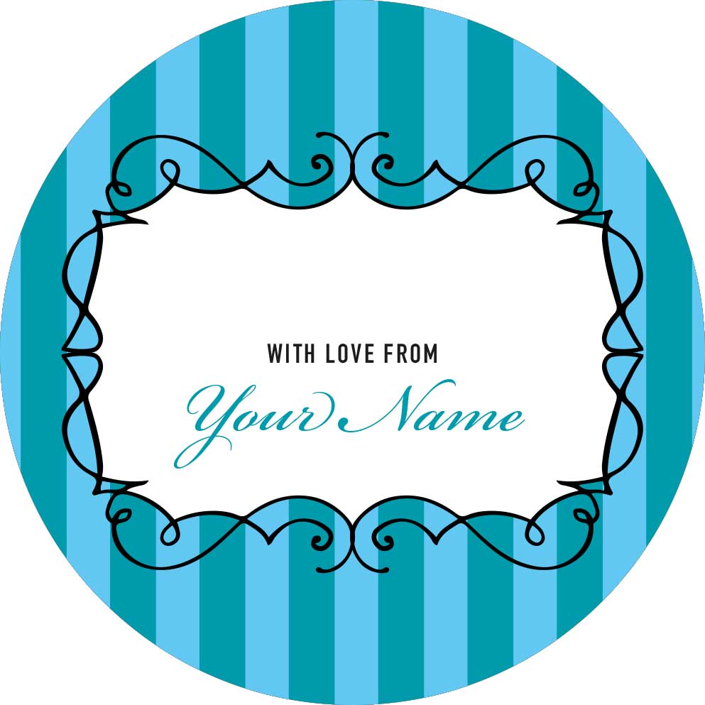 Candy Stripe Gifting Stickers