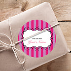 Candy Stripe Gifting Stickers
