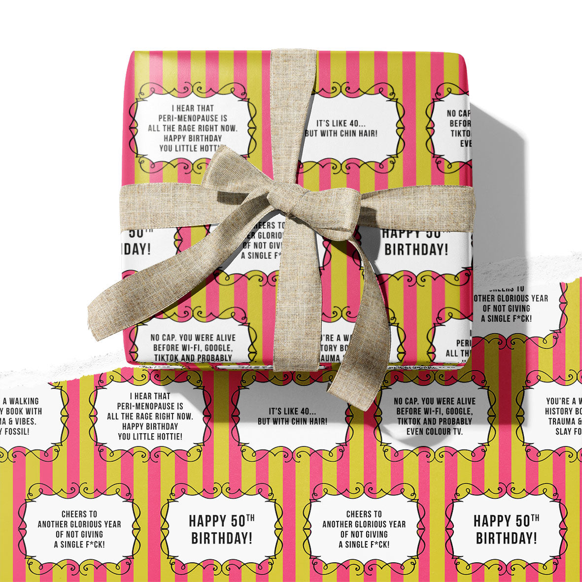 DARK SIDE WRAPPING PAPER ~ One for the ladies arriving at the 5th floor