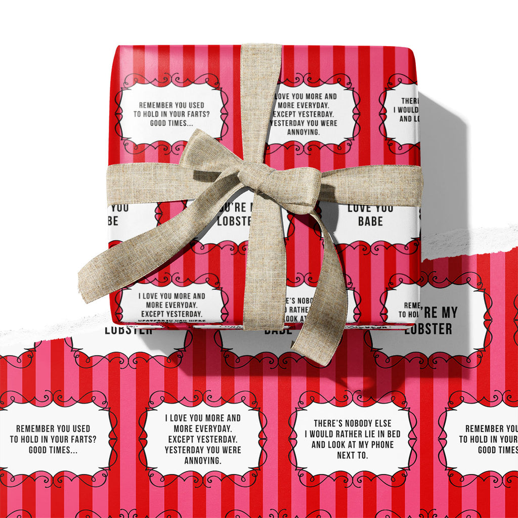 DARK SIDE WRAPPING PAPER ~ For those in love who still buy gifts