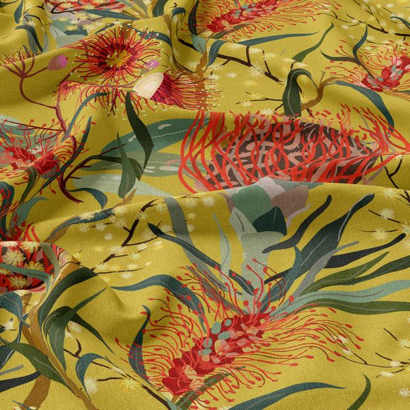 FABRIC BY THE METRE ~ FireFly Chartreuse