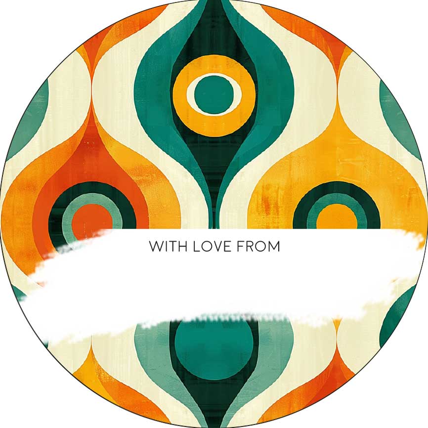 Funky Retro Gifting Stickers