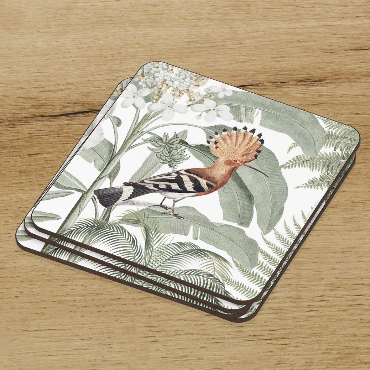 COASTERS ~ Hoopoe [set of 4]