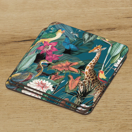 COASTERS ~ Jungle Wild [set of 4]