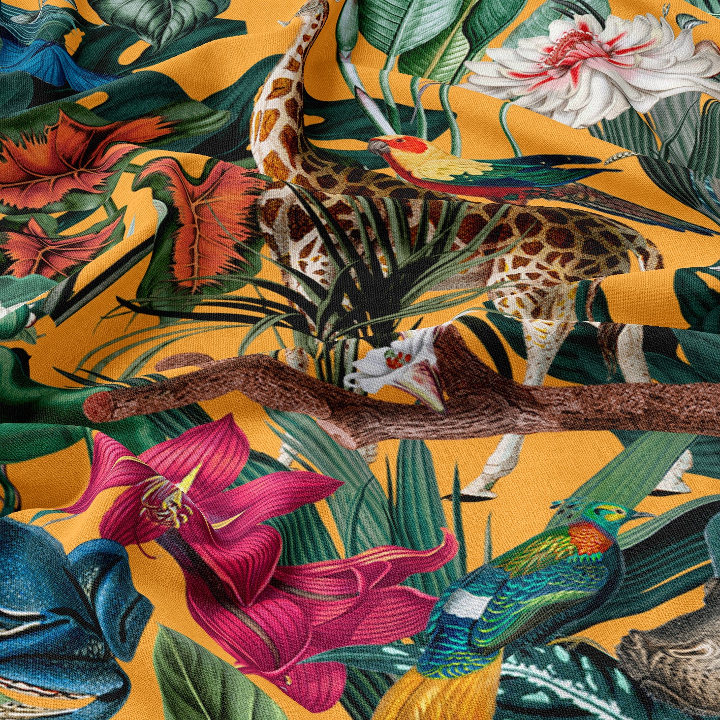 FABRIC BY THE METRE ~ Jungle Wild Sunshine