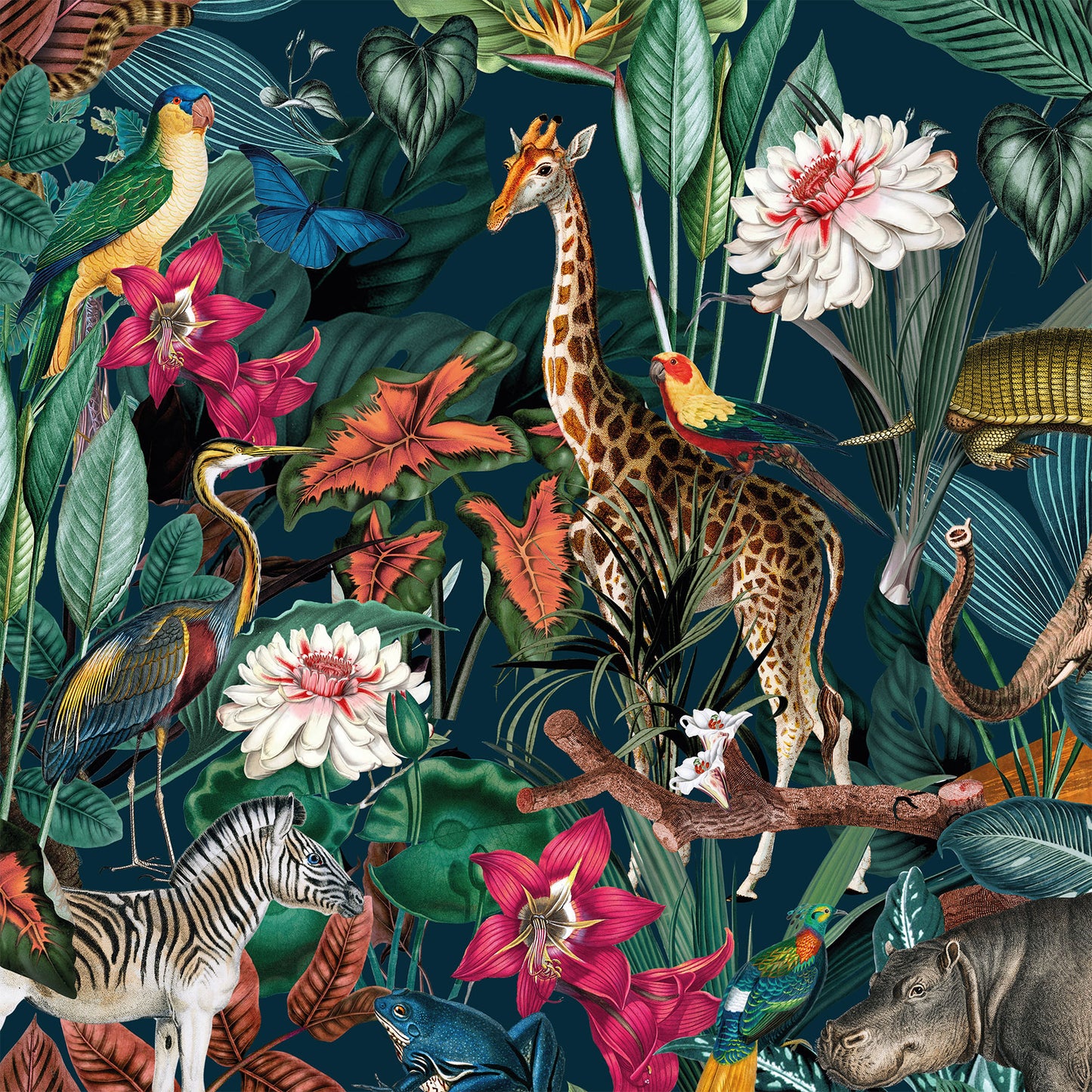 [PRE-ORDER] WRAPPING PAPER ~ Jungle Wild Inky