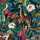 WRAPPING PAPER ~ Jungle Wild Inky
