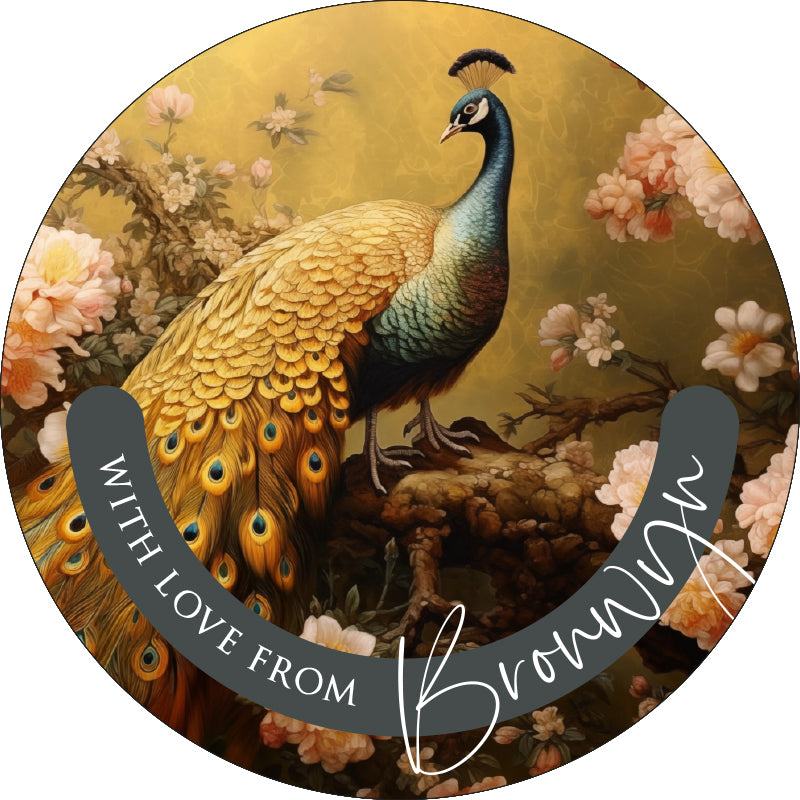 Peacock Fantasia Gifting Stickers