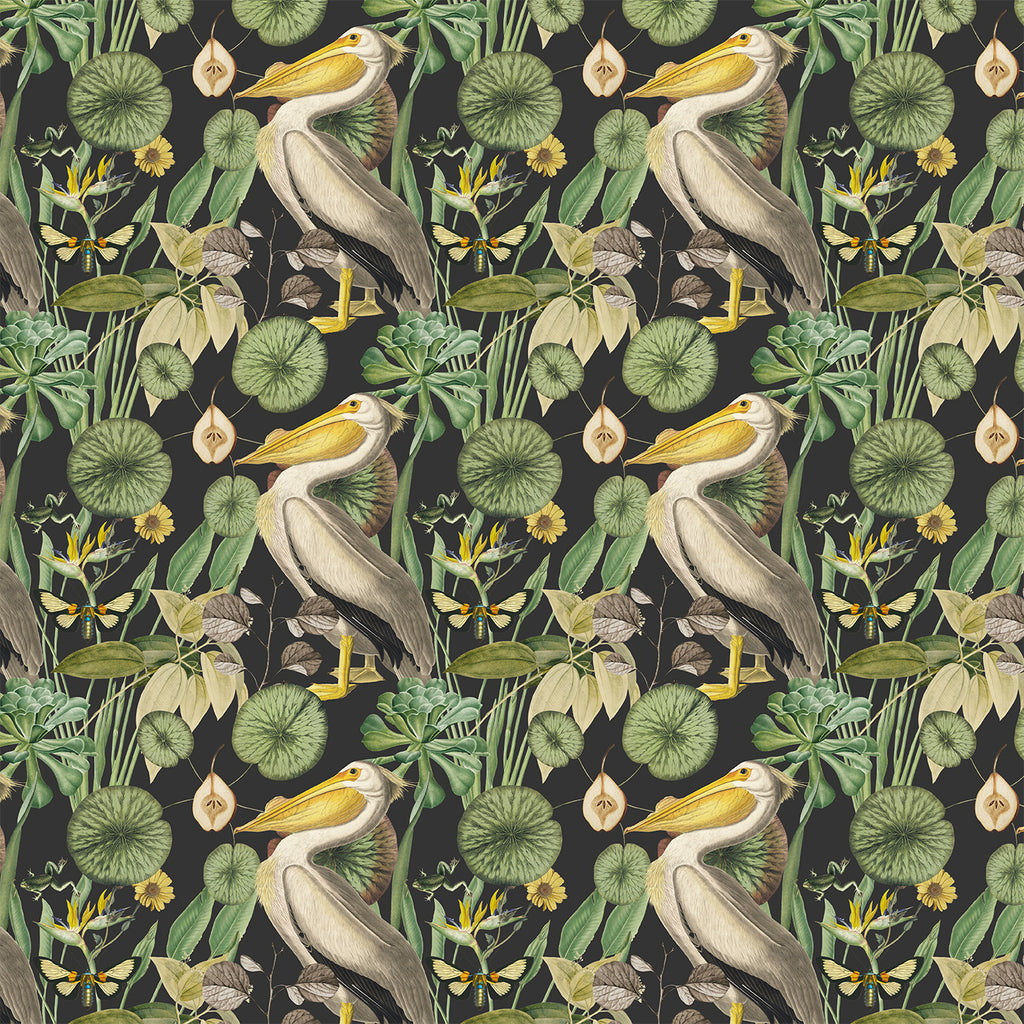 FABRIC BY THE METRE ~ Pelican & The Pear Grey