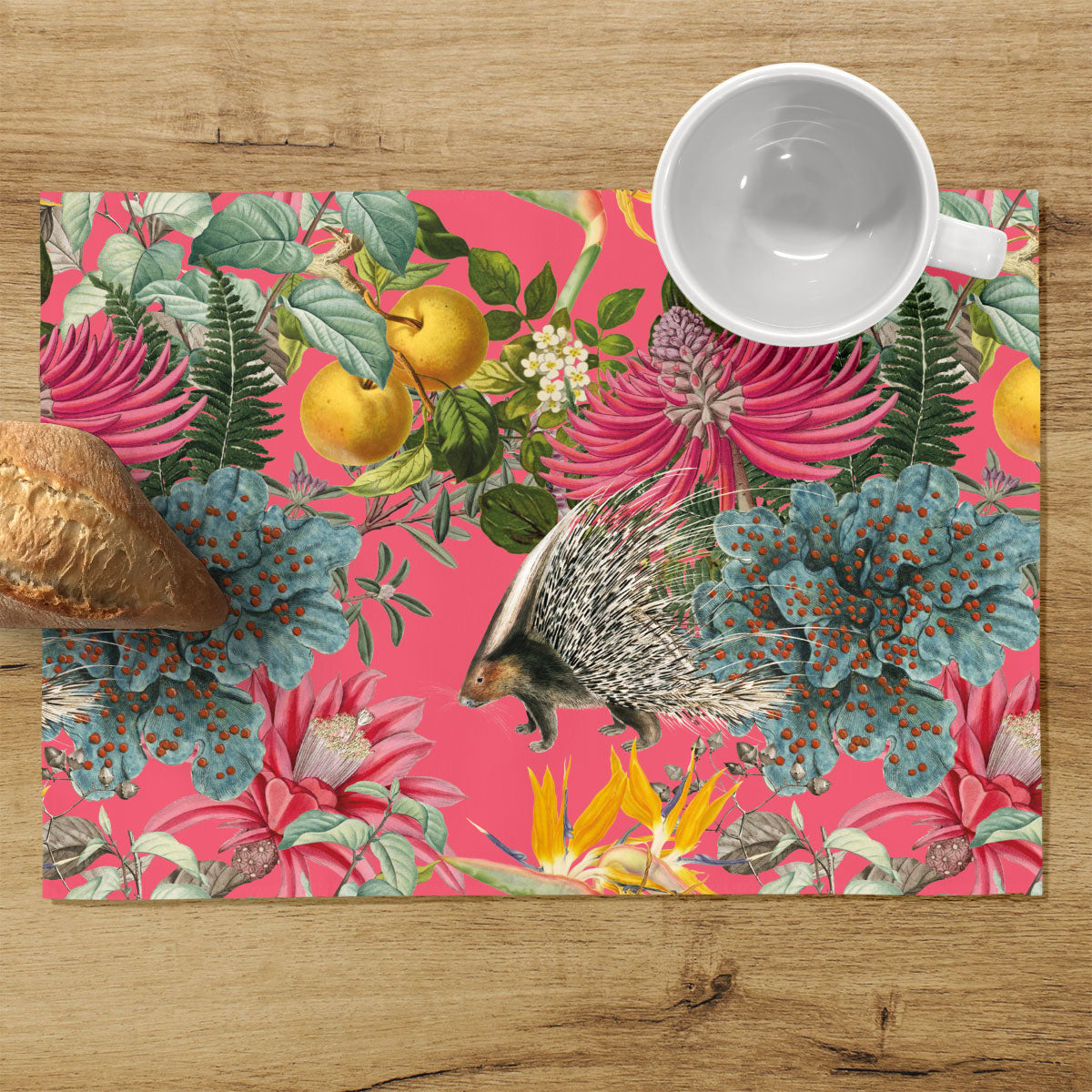 REUSABLE PLACEMATS [4] ~ Porcupine Paradise