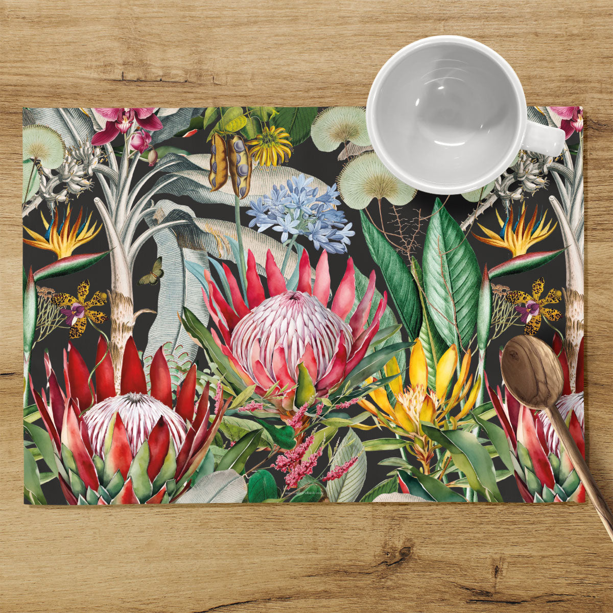 PRE-ORDER - REUSABLE PLACEMATS [4] ~ Protea Brights