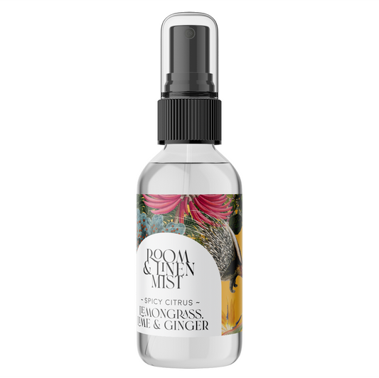 ROOM SPRAY / LINEN MIST [100ml] - LEMONGRASS LIME & GINGER