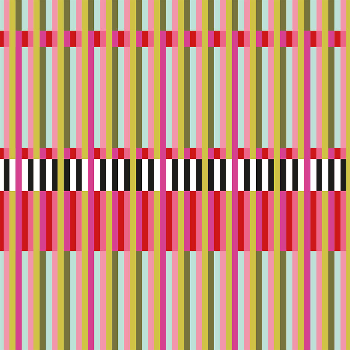 WRAPPING PAPER ~ Dopamine Stripe [5 sheets]