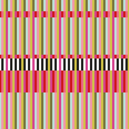 WRAPPING PAPER ~ Dopamine Stripe [5 sheets]