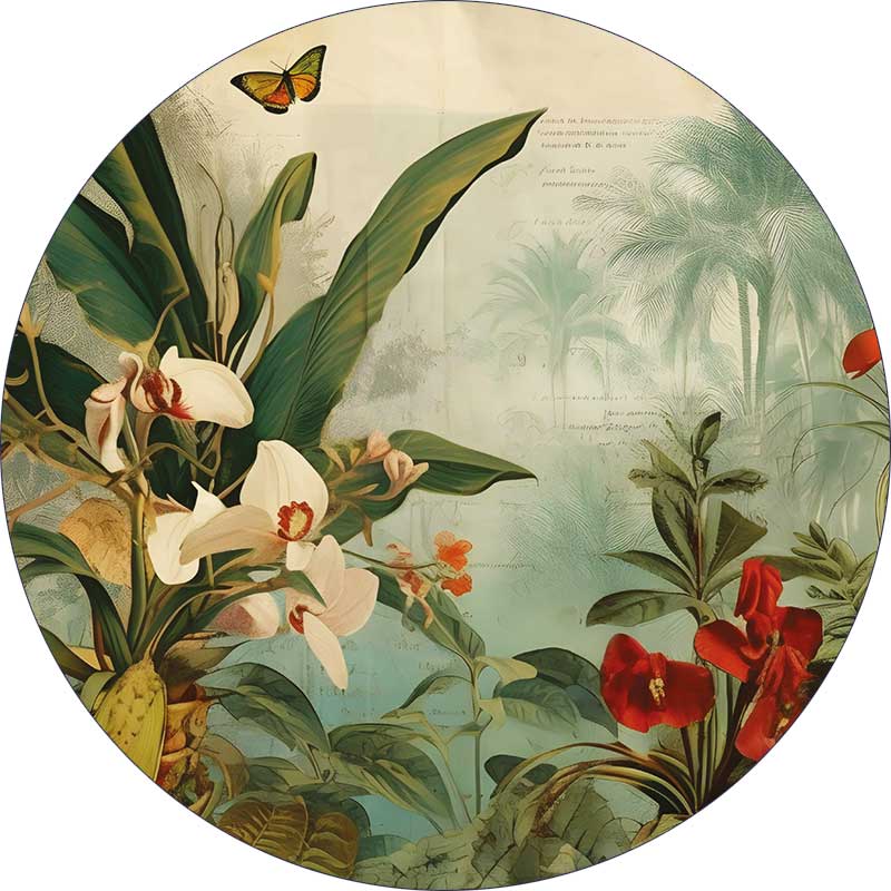LICENSE DISC STICKER ~ Wild Orchid