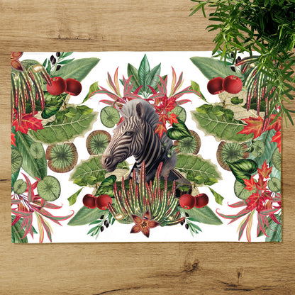 REUSABLE CHRISTMAS PLACEMATS WITH PLACECARDS [6] ~ Bush Baubles