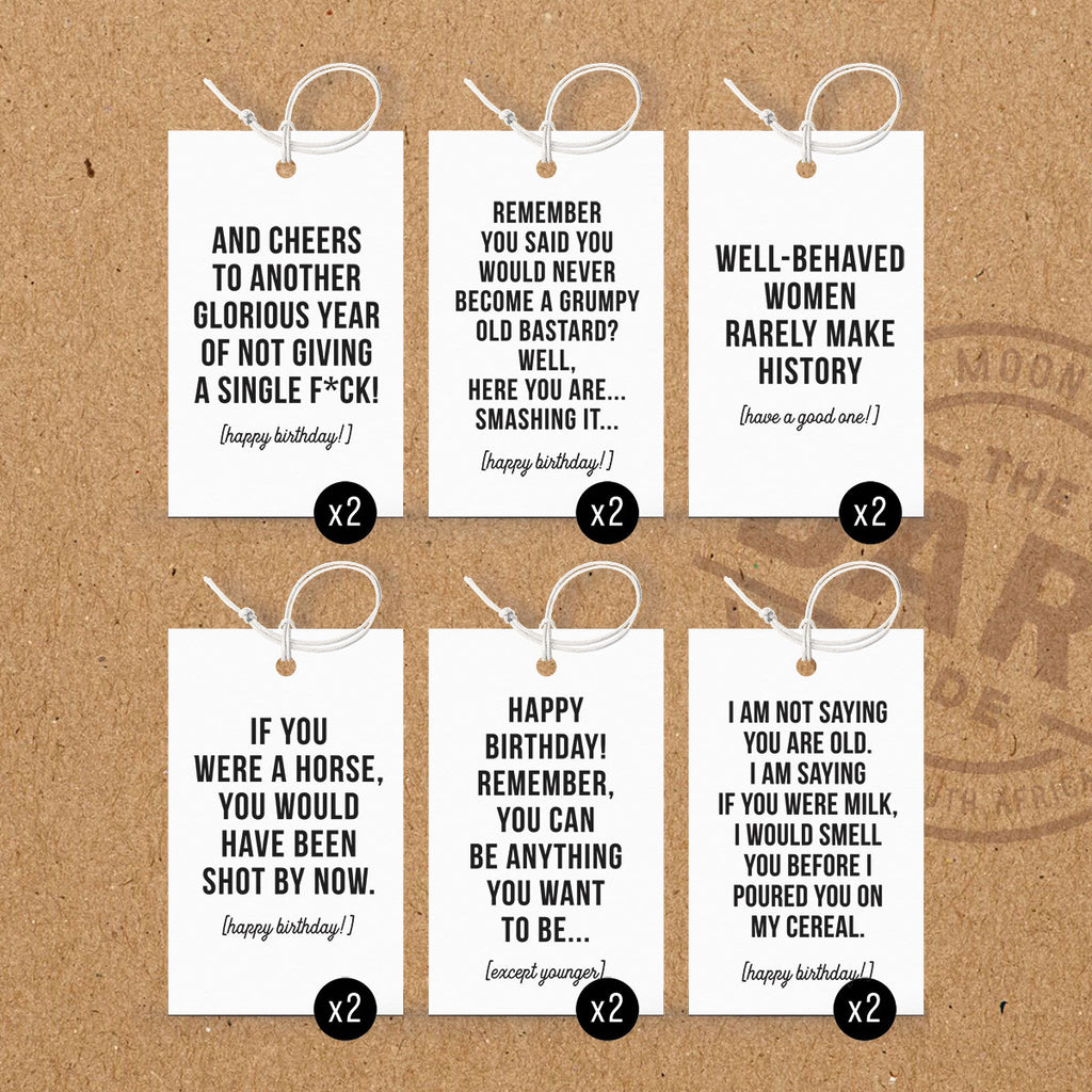 DARK SIDE GIFT TAGS - The Birthday Collection