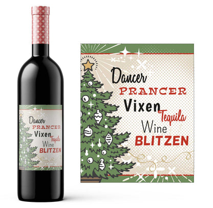 DARK SIDE WINE LABELS - A Retro Christmas