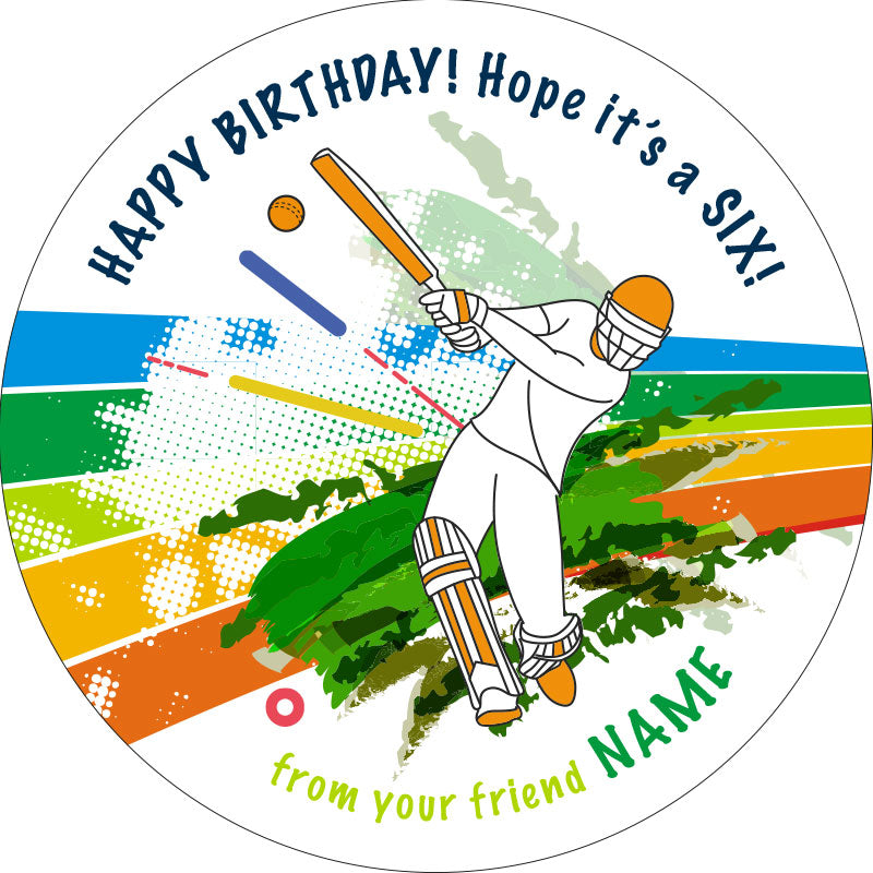 Cricket Crazy Gifting Stickers