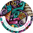 Doodles in Pink Gifting Stickers