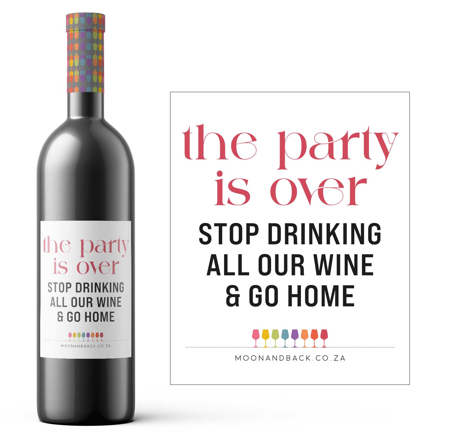 DARK SIDE Wine Labels
