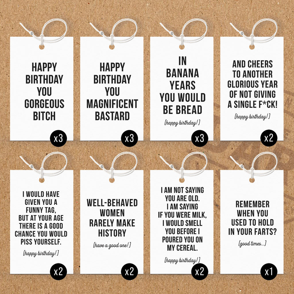 DARK SIDE GIFT TAGS - The Bit of Everything Collection