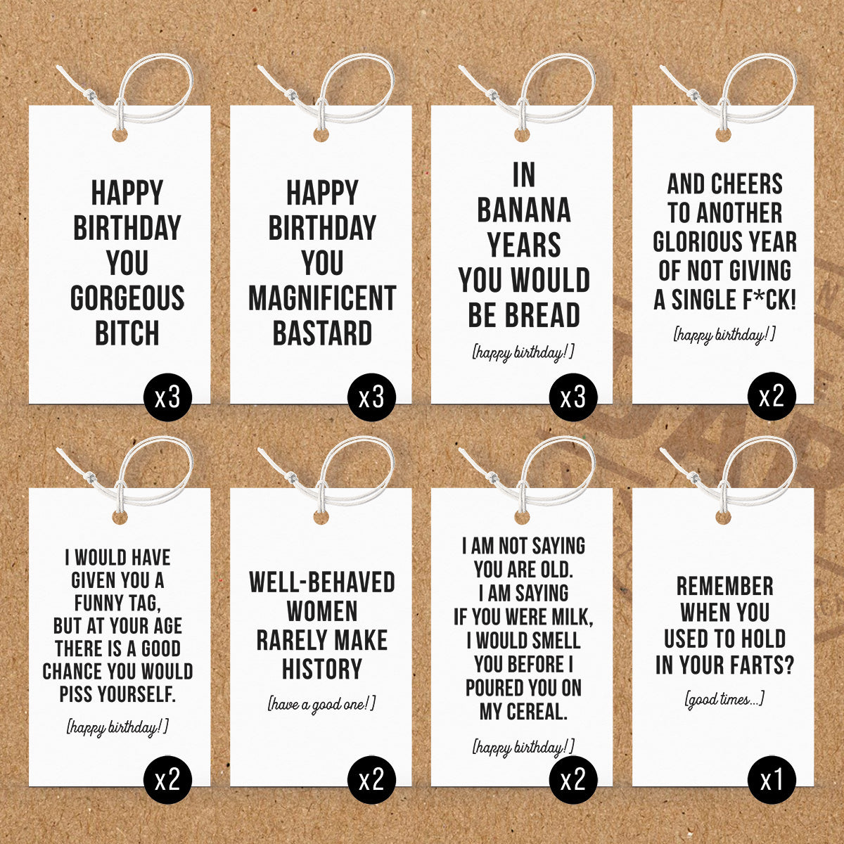 DARK SIDE GIFT TAGS - The Bit of Everything Collection