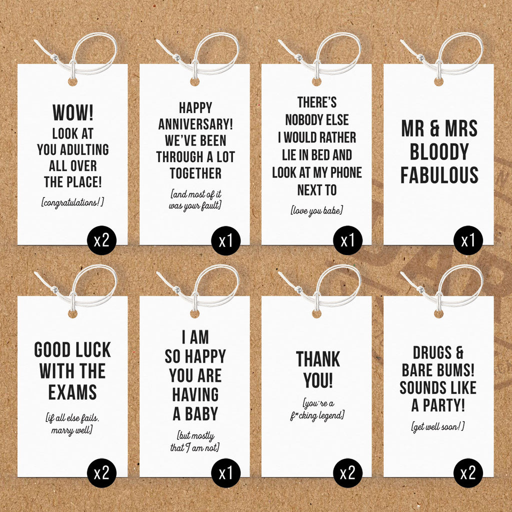 DARK SIDE GIFT TAGS - The Bit of Everything Collection