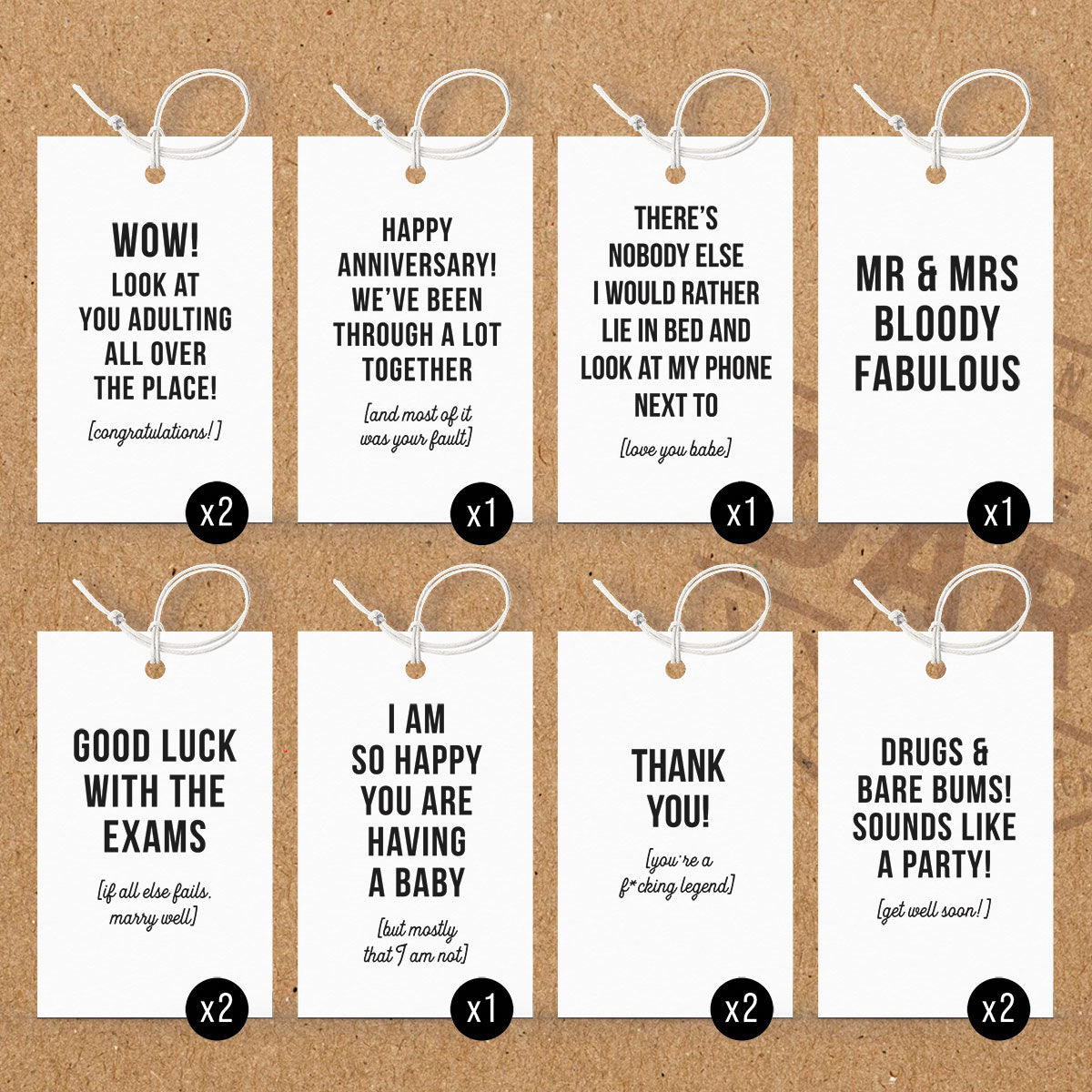DARK SIDE GIFT TAGS - The Bit of Everything Collection