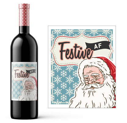 DARK SIDE WINE LABELS - A Retro Christmas