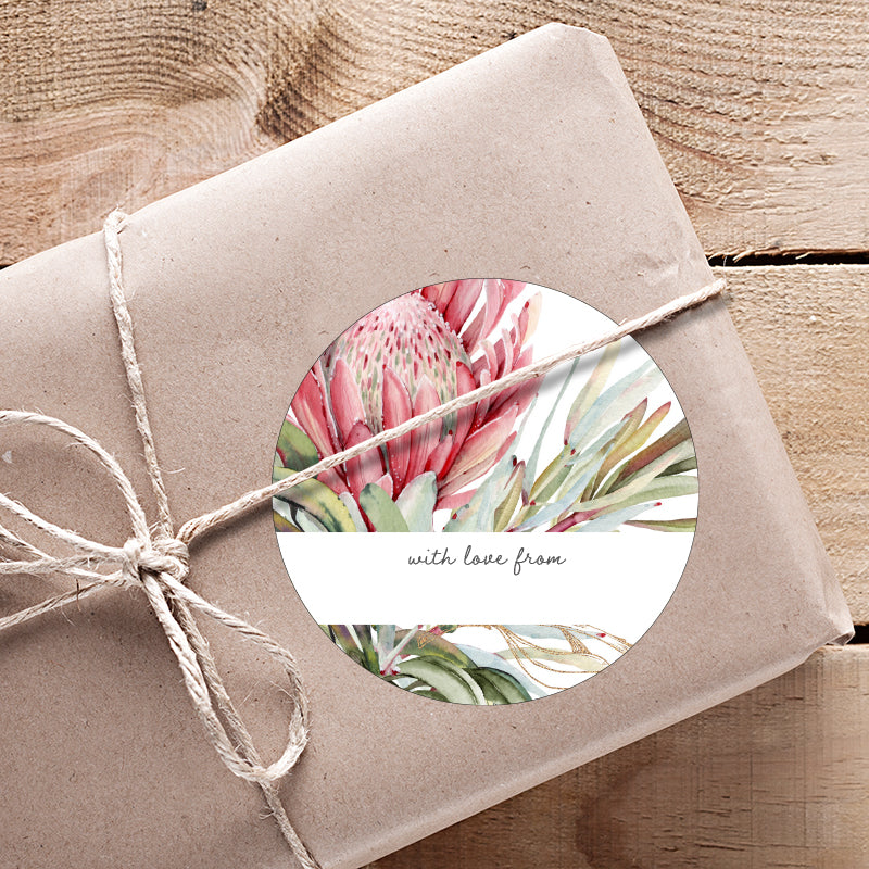 Protea Gold Gifting Stickers