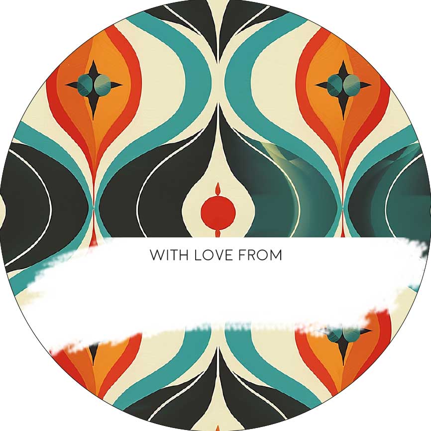 Funky Retro Gifting Stickers