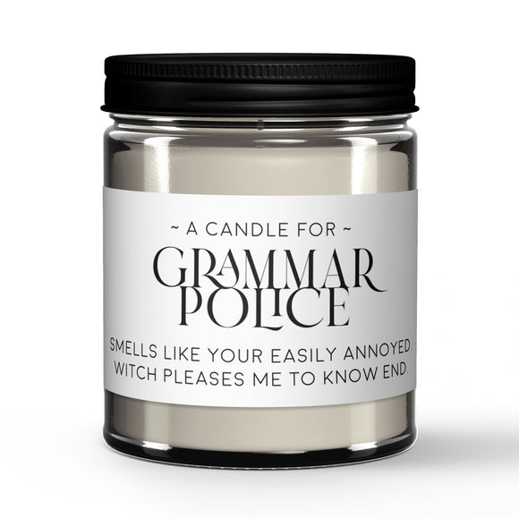DARK SIDE CANDLE - A Candle for Grammar Police