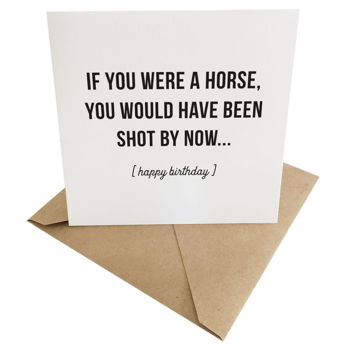 DARK SIDE GIFT CARD ~ HORSE