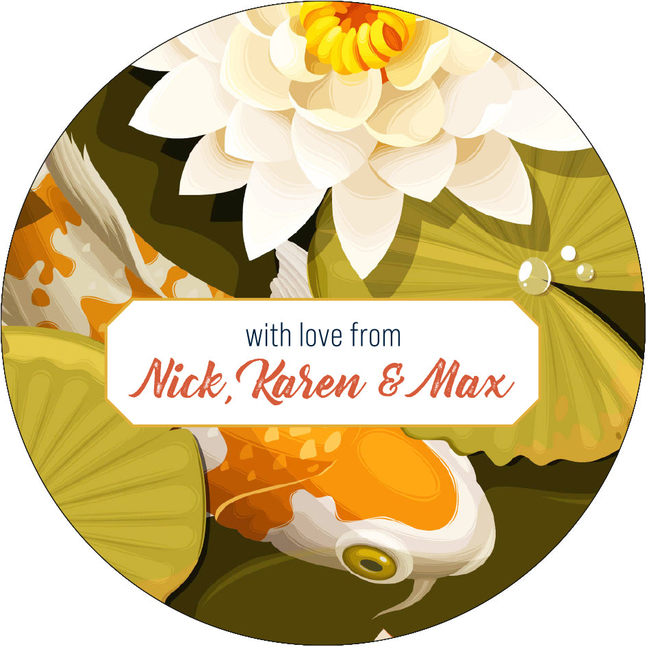 Koi Garden Gifting Stickers