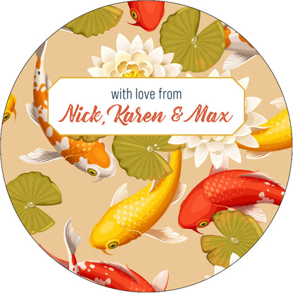 Koi Garden Gifting Stickers