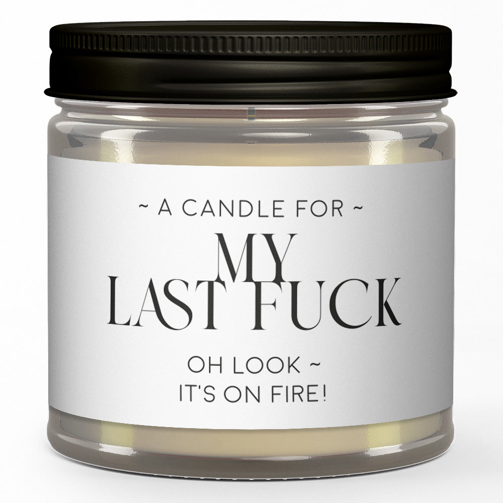 DARK SIDE CANDLE - A Candle for My Last Fuck