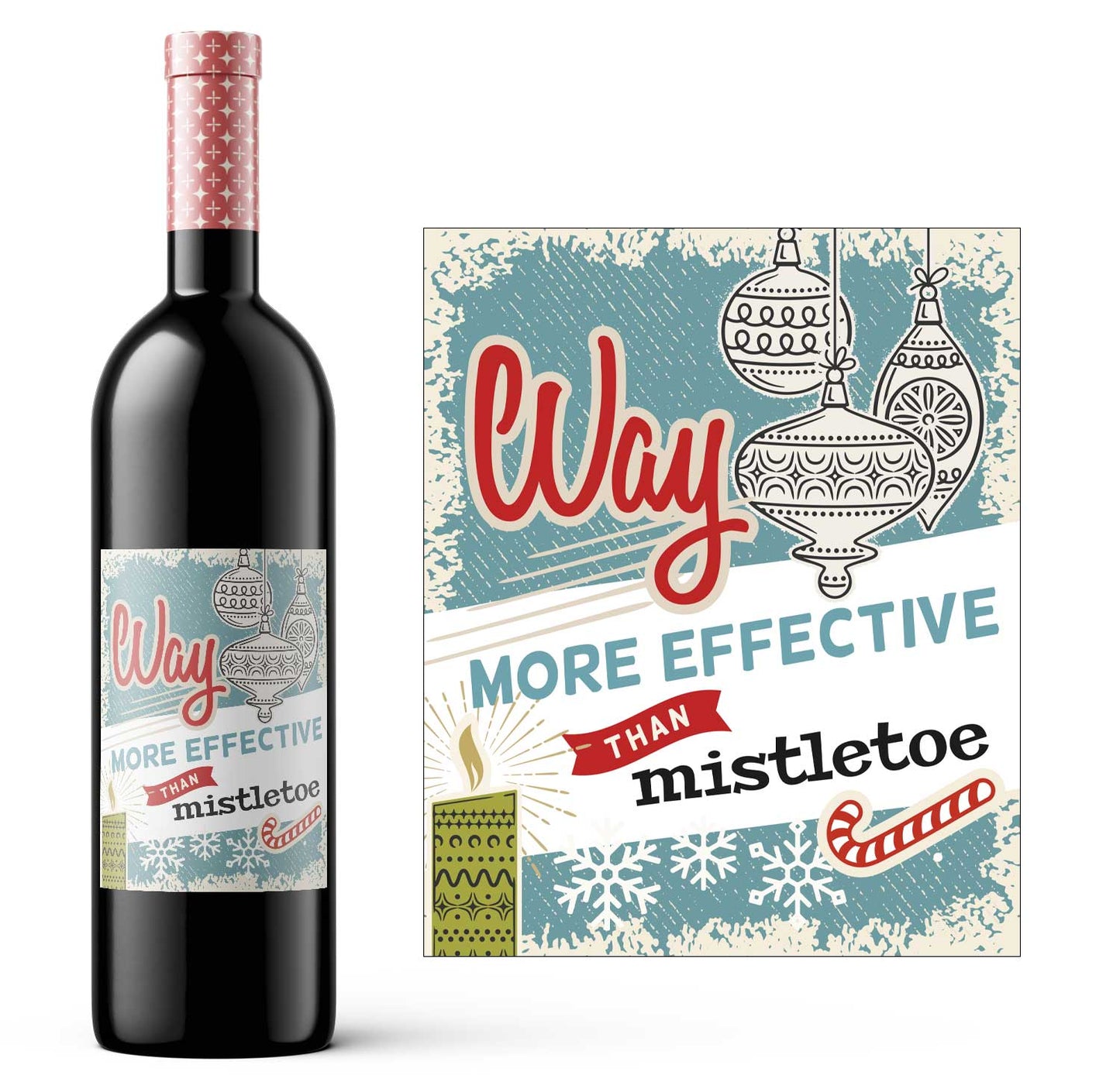 DARK SIDE WINE LABELS - A Retro Christmas