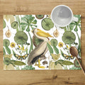 REUSABLE PLACEMATS [4] ~ Pelican & the Pear