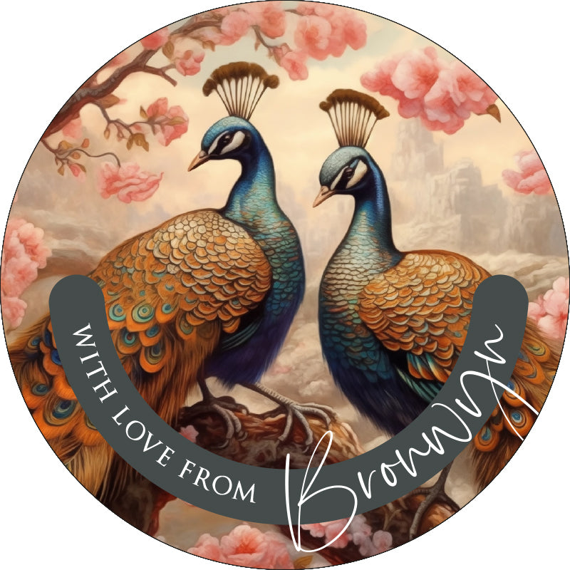 Peacock Fantasia Gifting Stickers