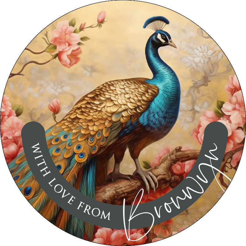 Peacock Fantasia Gifting Stickers